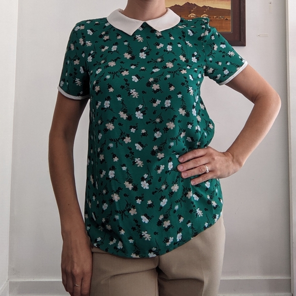 Cute floral short sleeve Twik shirt - Picture 5 of 6
